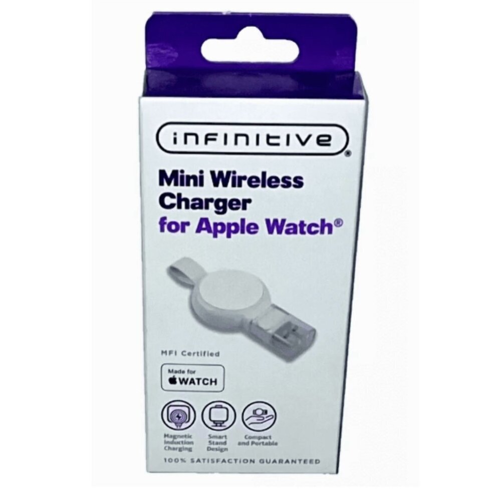 Infinitive Mini Wireless Charger for Apple Watch – Fast Magnetic Charging Dock